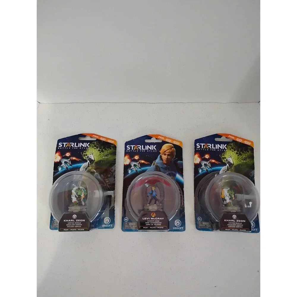 Ubisoft Starlink: Battle for Atlas Figures Lot 3 Levi McCray 1x Kharl Zeon 2x